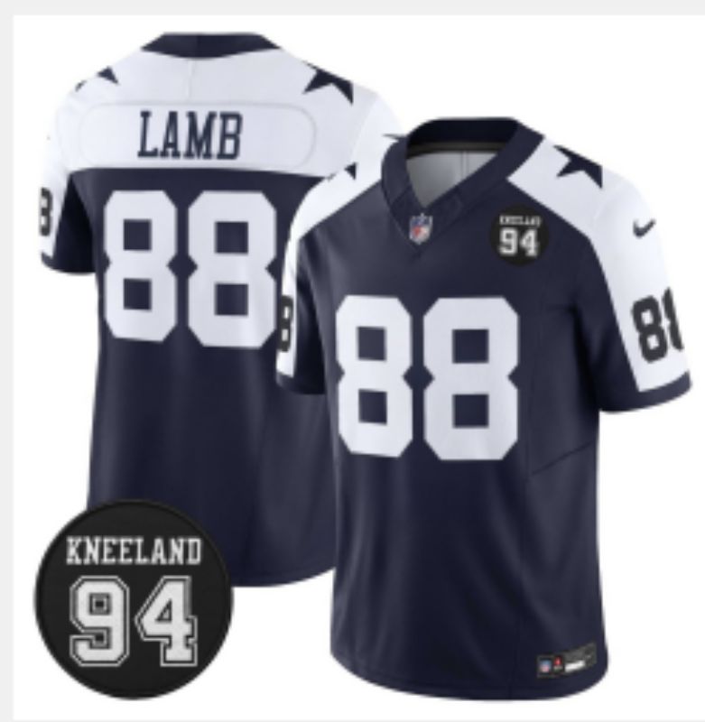 Men 2026 Dallas Cowboys #88 Lamb Blue 3th generations Nike Limited NFL Jersey style 06
